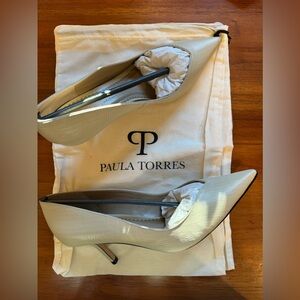 New, never worn. Paula Torres size 11. Gorgeous shoe